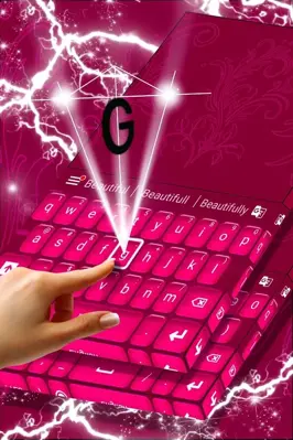 Keyboard Color New Pink android App screenshot 2